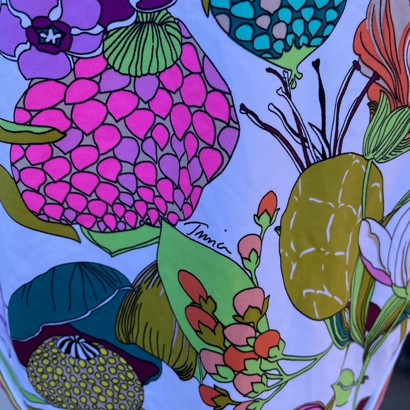 Trina Turk Botanical Handkerchief Tankini floral - Picture 2 of 14